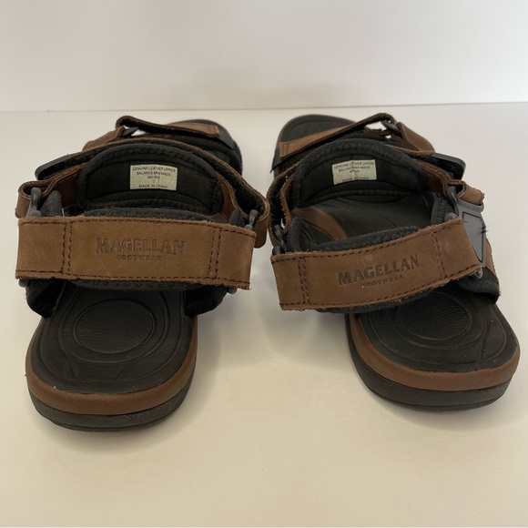Magellan Footwear Men’s Leather Sandals Sz 7 - Picture 3 of 7